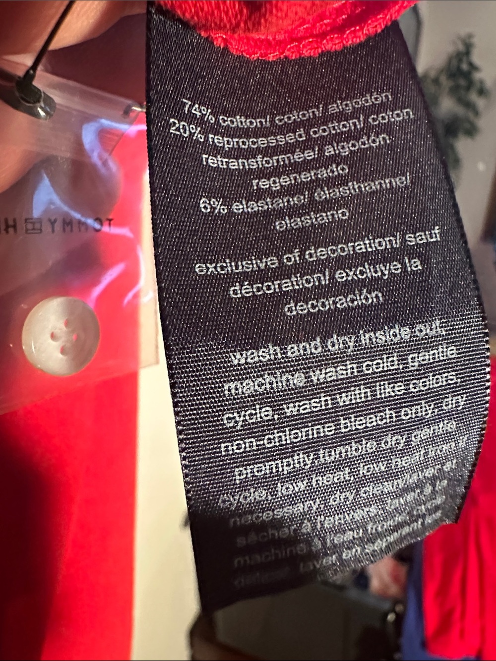 Tommy Hilfiger Red Sleeveless Polo Tank Top - Picture 5 of 5